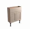 Tavistock Legacy Slim 600mm Basin Unit w/ Fascia/Door Pack & Carcass - Metro Grey