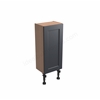 Tavistock Legacy Slim 300mm Floor Standing Cupboard w/ Door Pack; Carcass & Fascia - Matt Dark Grey