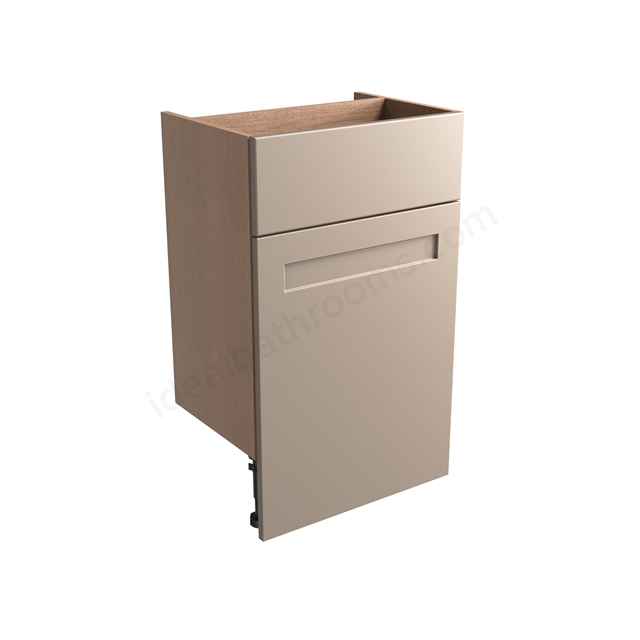 Tavistock Legacy Standard 500mm Back To Wall WC Unit With Fascia Pack & Carcass - Metro Grey