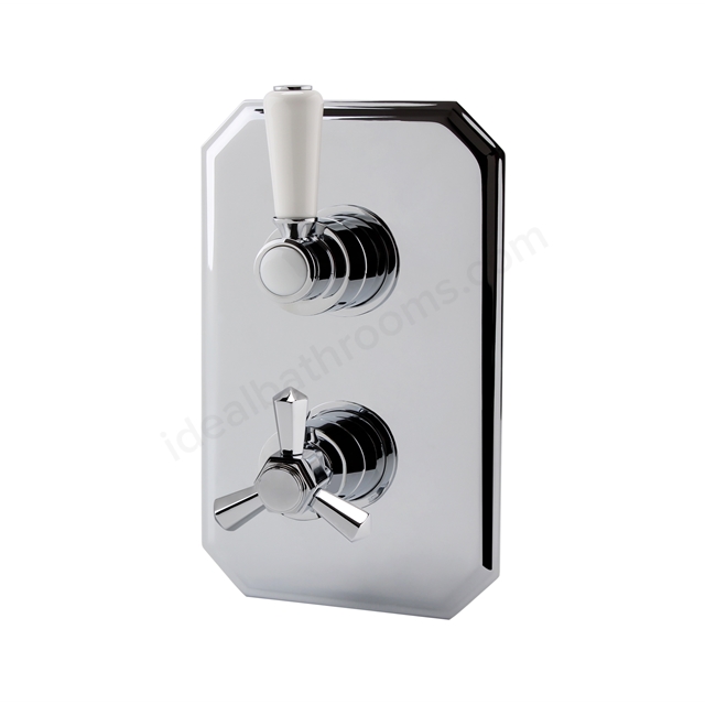 RAK Ceramics Washington Dual Outlet Thermostatic Concealed Shower Valve