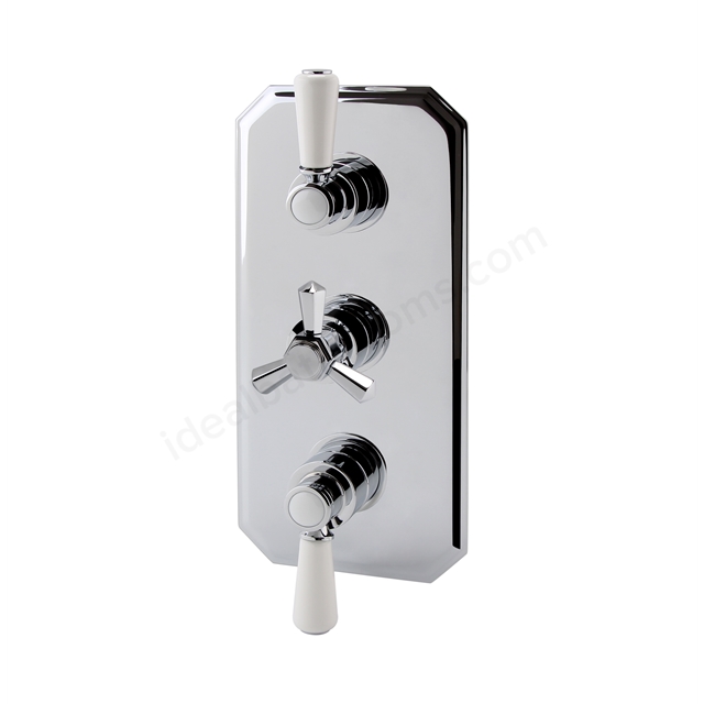 RAK Ceramics Washington Triple Outlet Thermostatic Concealed Shower Valve