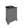 RAK Ceramics Washington 600mm Basin Unit in Grey