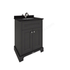 RAK Ceramics Washington 600mm Basin Unit in Black