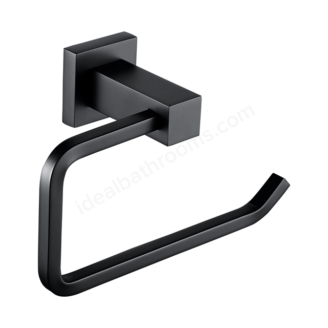 RAK Ceramics Cubis Toilet Roll Holder in Black
