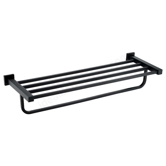 RAK Ceramics Cubis Towel Shelf in Black