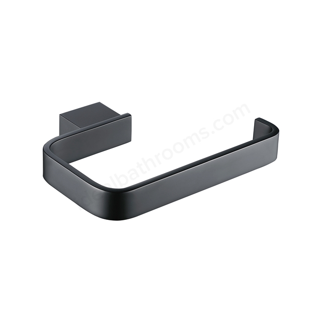 RAK Ceramics Moon Toilet Roll Holder in Black