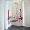 Armitage Shanks Contour 21 Doc M Exposed Shower Room Pack, Red