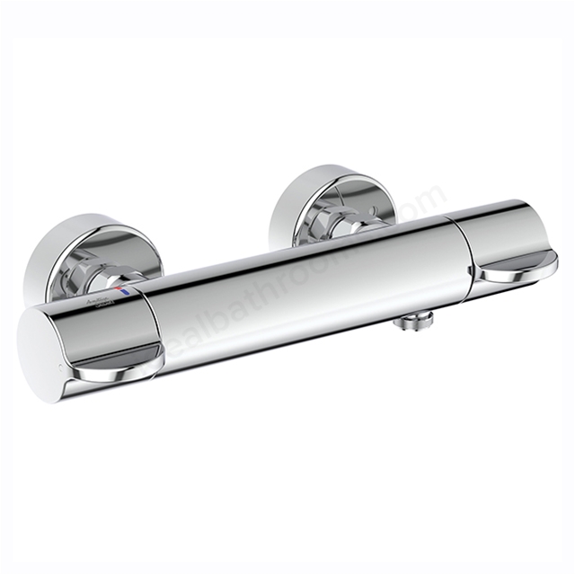 Armitage Shanks Contour 21+ Thermostatic Exposed Shower Valve With Fast-Fix Wall Bracket and Thermal Cleanse Feature