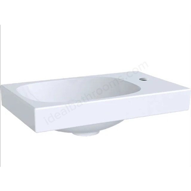 Geberit Acanto handrinse basin, right tap hole