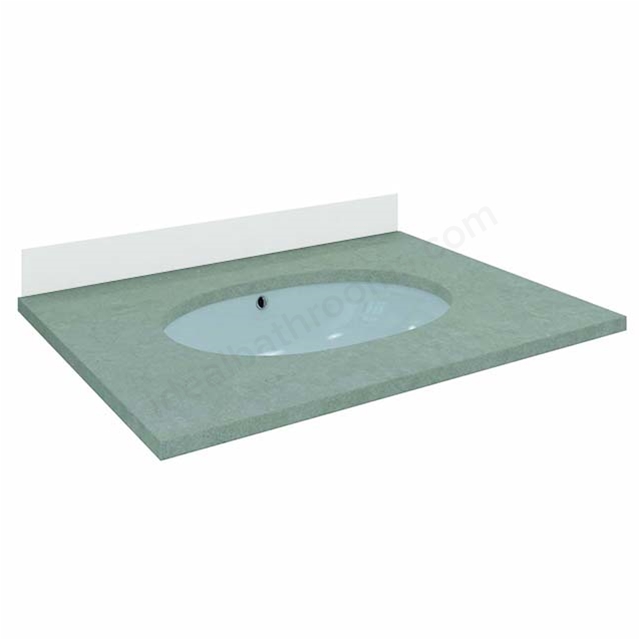RAK Ceramics Washington 600mm Countertop ; 3 Tap Hole - Grey