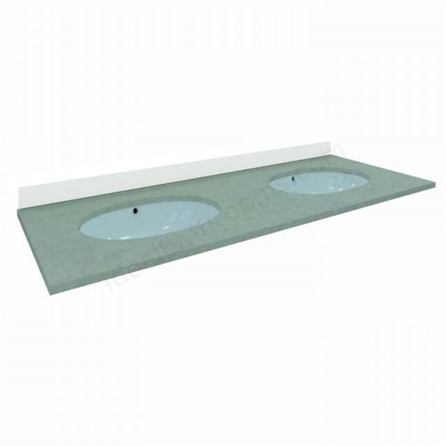 RAK Ceramics Washington 1200mm Countertop ; 3 Tap Hole - Grey