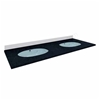 RAK Ceramics Washington 1200mm Countertop ; 1 Tap Hole - Black