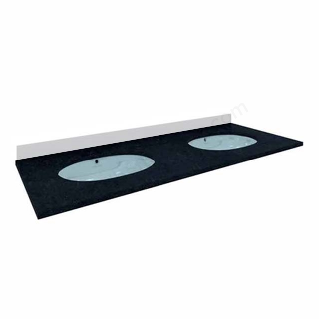 RAK Ceramics Washington 1200mm Countertop ; 1 Tap Hole - Black