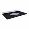 RAK Ceramics Washington 800mm Countertop ; 3 Tap Hole - Black