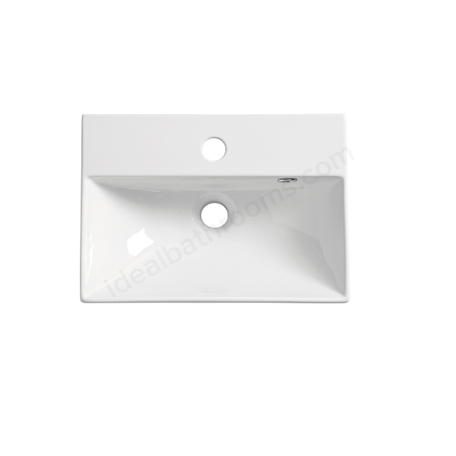 Tavistock Cadence 412mm Cloakroom Basin; 1 Tap Hole - White