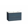 Tavistock Cadence 800mm Wall Hung Vanity Unit; 2 Drawers - Oxford Blue