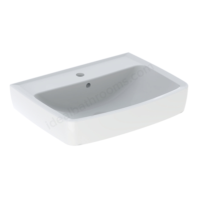 Twyford Alcona 600mmW Square Basin, 1 Tap Hole
