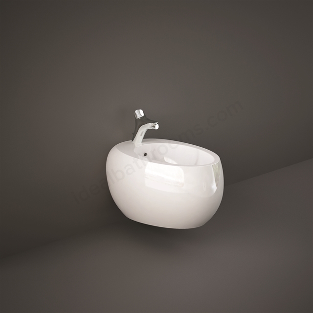 RAK Ceramics Cloud Wall Hung Bidet 1th in Gloss White
