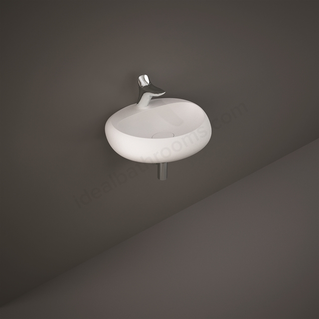 RAK Ceramics Cloud 550mm Wall Hung Basin 1 Tap Hole