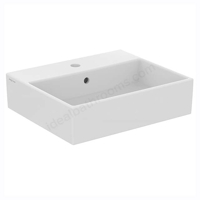 Armitage Shanks Edit S 500mm Wall Hung Basin With 1 Taphole And Overflow