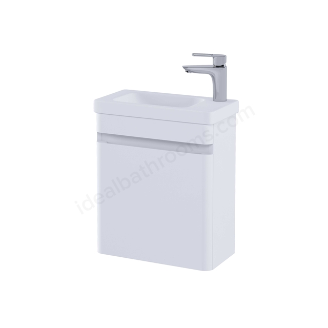 RAK-Resort 450 Cloakroom Basin Unit in  Matt White