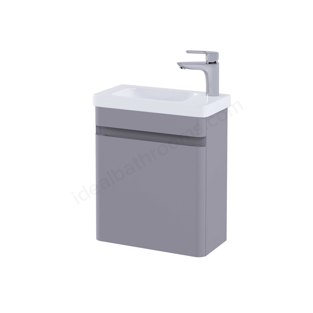RAK-Resort 450 Cloakroom Basin Unit in  Matt Mushroom