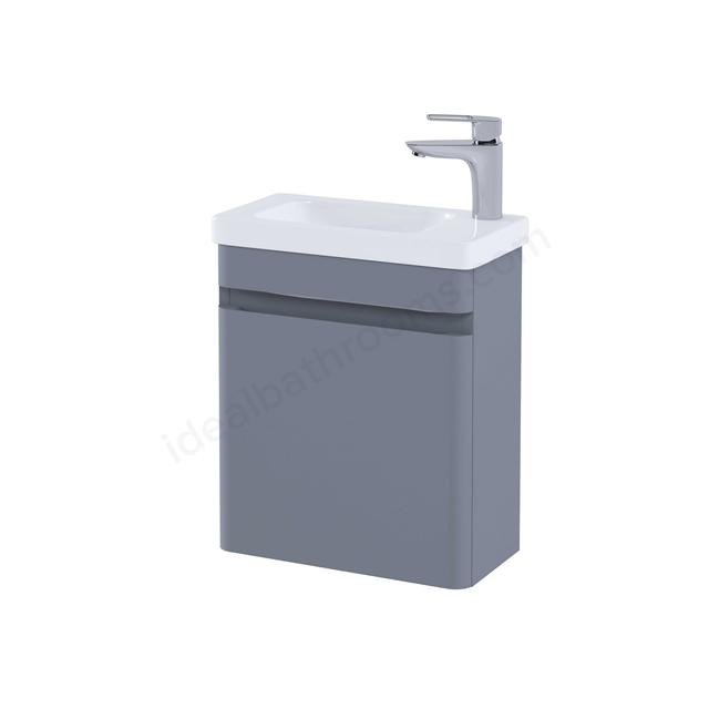 RAK-Resort 450 Cloakroom Basin Unit in  Matt Grey