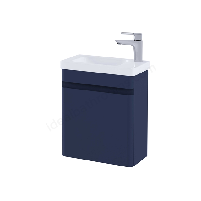RAK-Resort 450 Cloakroom Basin Unit in  Matt Denim Blue