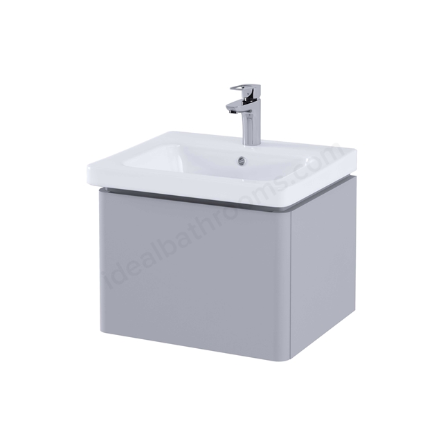 RAK-Resort 500 Single Drawer Basin Unit in  Matt Stone