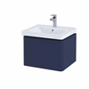 RAK-Resort 500 Single Drawer Basin Unit in  Matt Denim Blue
