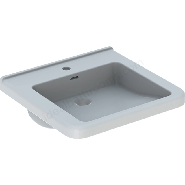 Geberit Selnova Comfort Square 55cm Wahbasin 1 Tap Hole