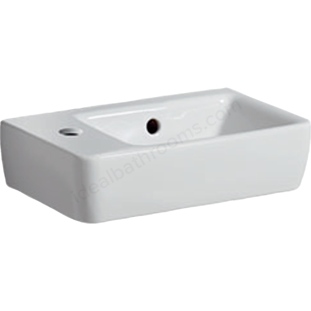 Geberit Selnova Compact 40cm Wahbasin 1 Tap Hole