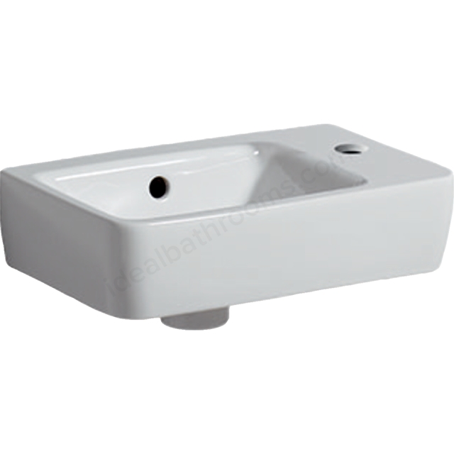 Geberit Selnova Compact 40cm Wahbasin 1 Tap Hole