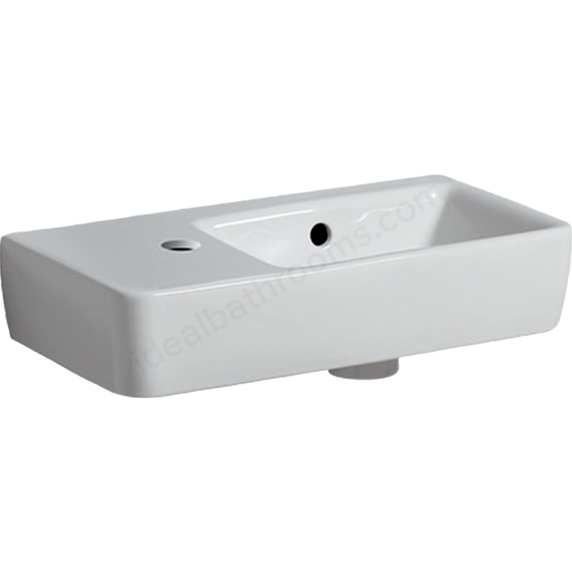 Geberit Selnova Compact 50cm Wahbasin 1 Tap Hole