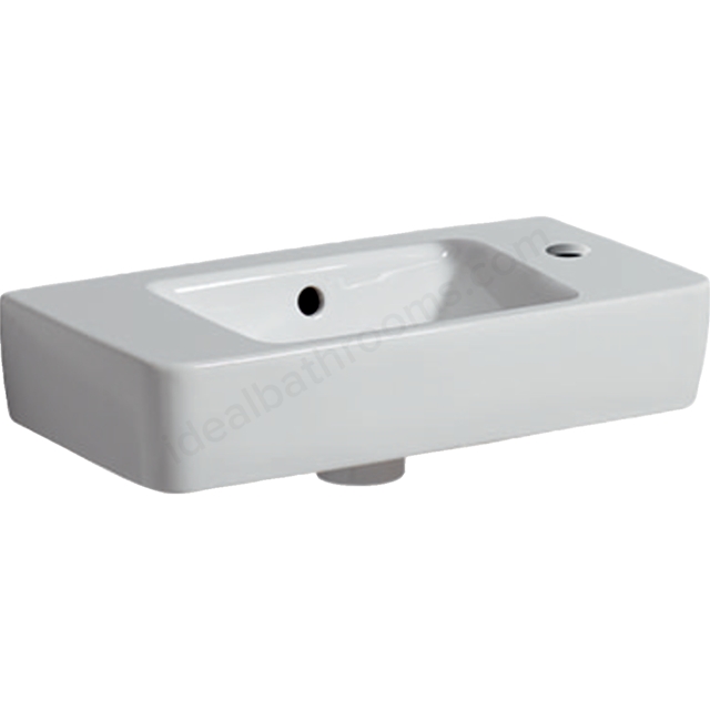 Geberit Selnova Compact 50cm Wahbasin 1 Tap Hole