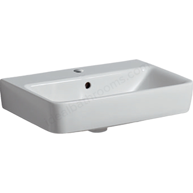 Geberit Selnova Compact 55cm Wahbasin 1 Tap Hole