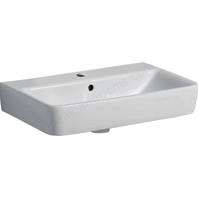 Geberit Selnova Compact 60cm Wahbasin 1 Tap Hole