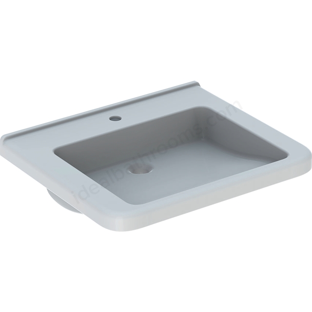 Geberit Selnova Comfort Square 65cm Wahbasin 1 Tap Hole