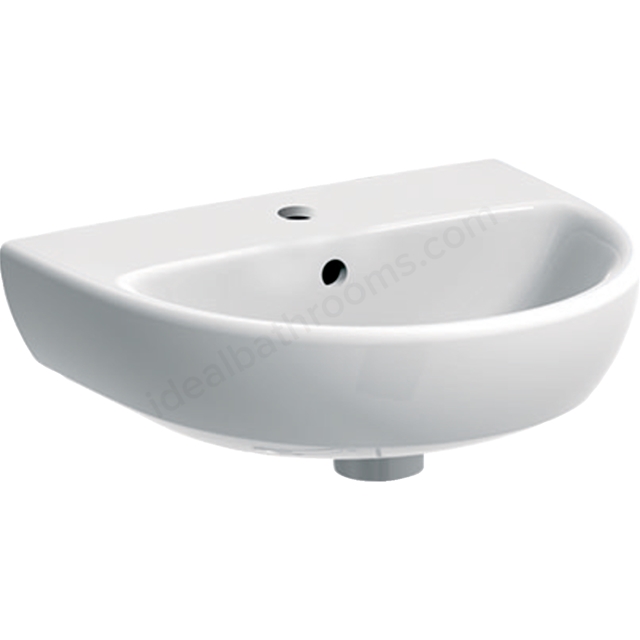 Geberit Selnova 45cm Wahbasin 1 Tap Hole