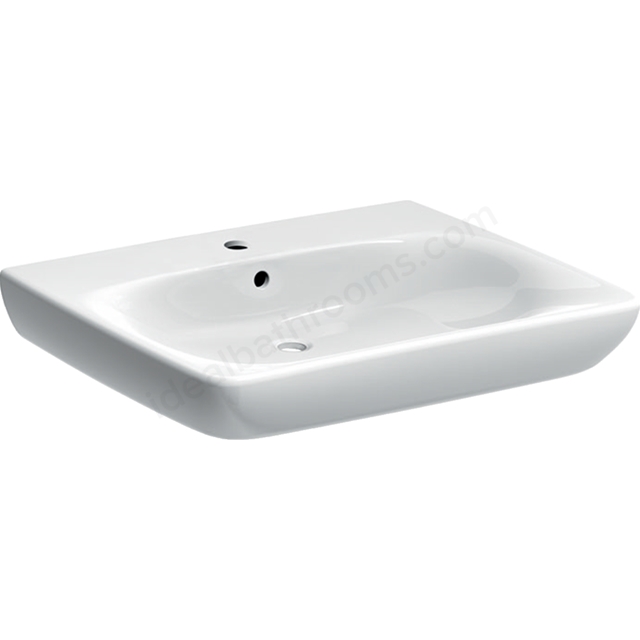 Geberit Selnova Comfort 65cm Wahbasin 1 Tap Hole