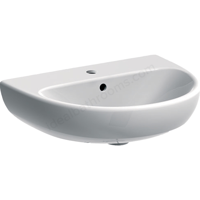 Geberit Selnova 55cm Wahbasin 1 Tap Hole