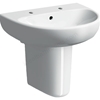 Geberit Selnova 60cm Wahbasin 2 Tap Holes