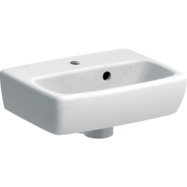 Geberit Selnova Square 36cm Wahbasin 1 Tap Hole
