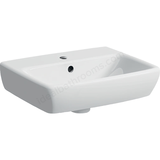 Geberit Selnova Square 45cm Wahbasin 1 Tap Hole