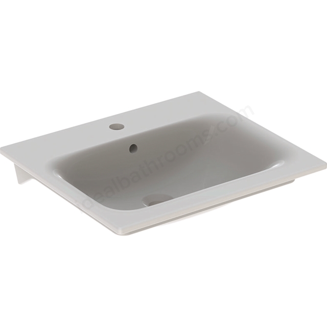 Geberit Renova Plan 55cm Vanity Basin 1 Tap Hole