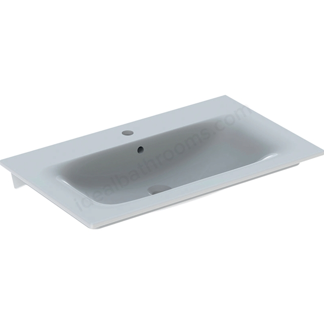 Geberit Renova Plan 80cm Vanity Basin 1 Tap Hole