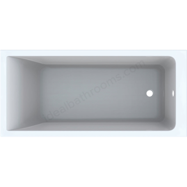 Geberit Renova Plan Rectangular 1500x700 Single Ended Acrylic Bath;With Feet
