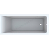 Geberit Renova Plan Rectangular 1700x700 Single Ended Acrylic Bath;With Feet