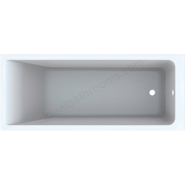 Geberit Renova Plan Rectangular 1700x700 Single Ended Acrylic Bath;With Feet
