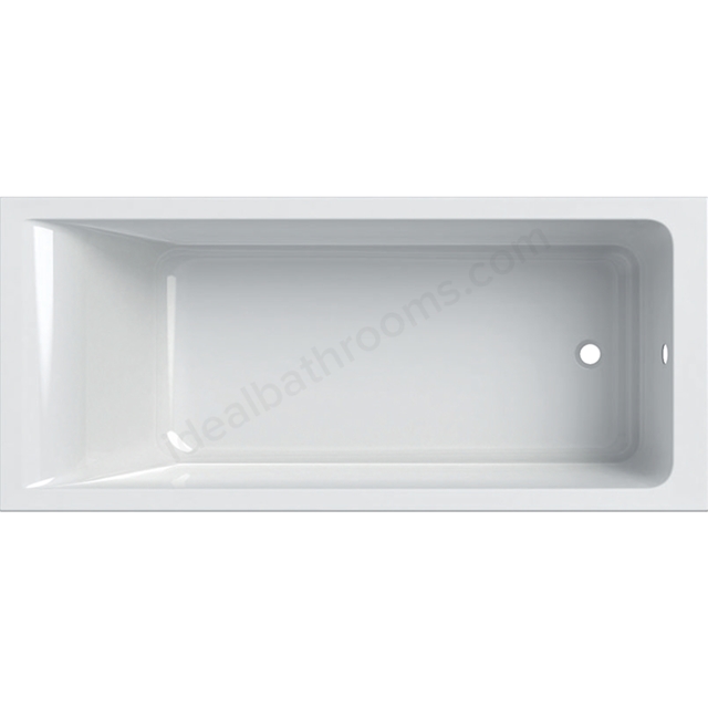 Geberit Renova Plan Rectangular 1800x800 Single Ended Acrylic Bath;With Feet